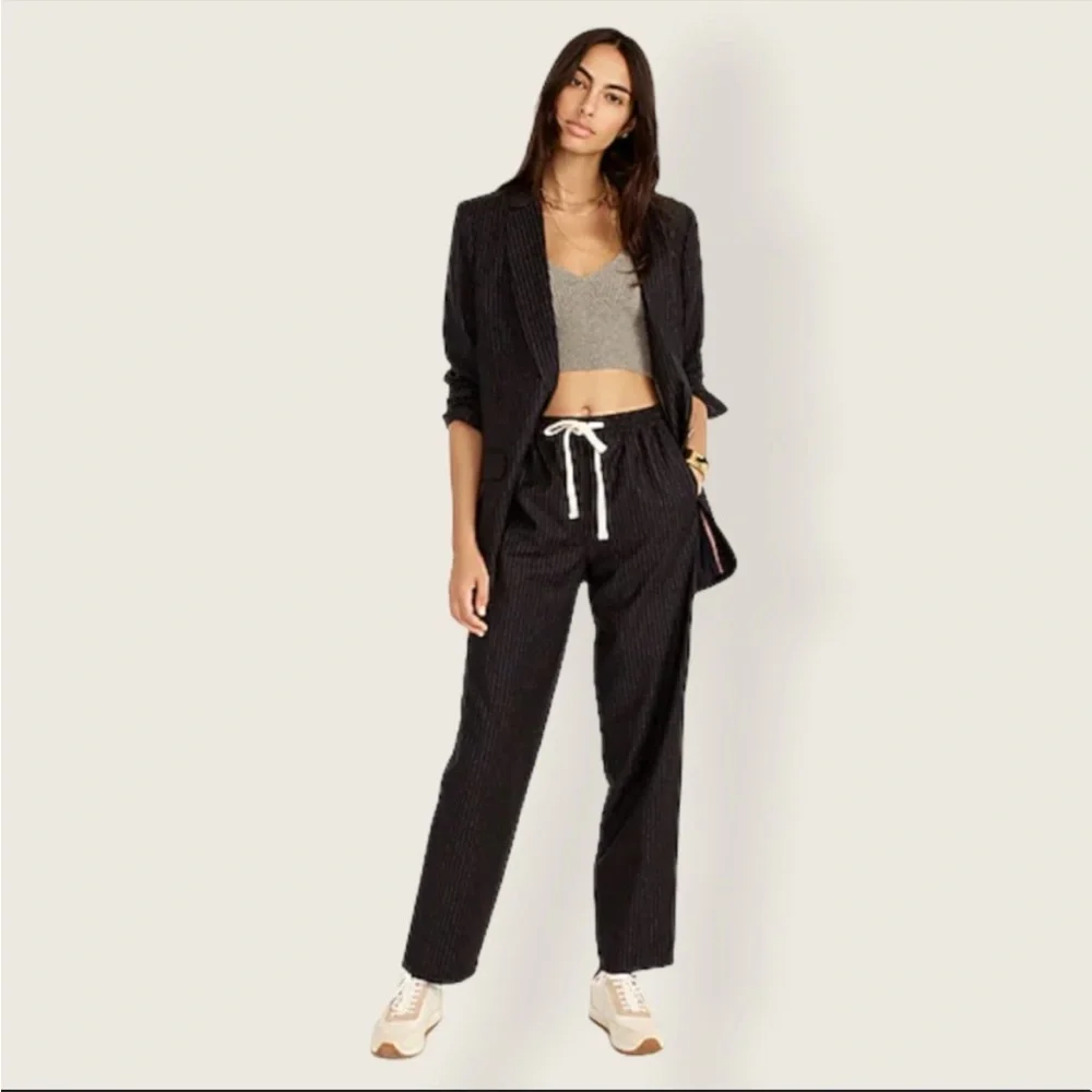 J. Crew Tie Waist Straight Leg Pant Size 8